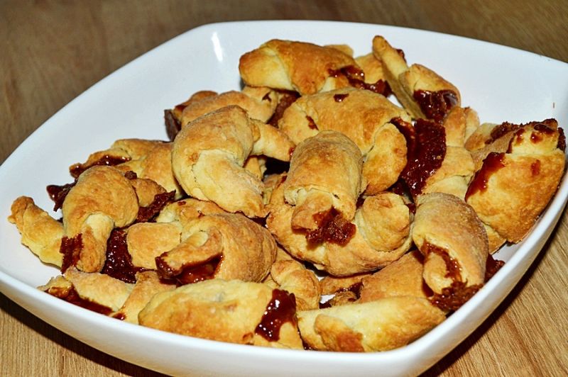 Kruche rolagaliki z krówkami Kruche rolagaliki z krówkami