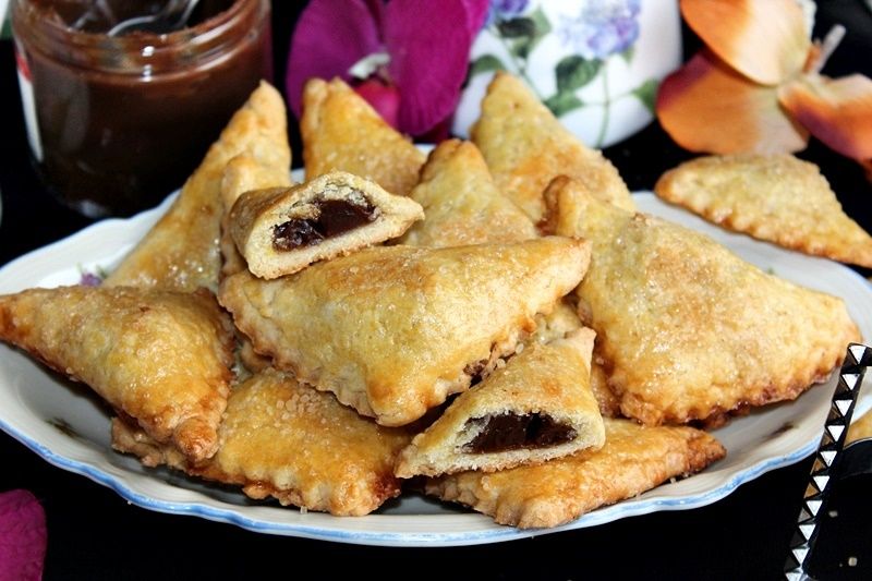 Kruche rożki z nadzieniem