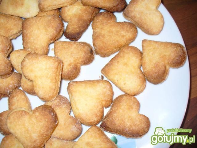 Kruche serduszka na szybko