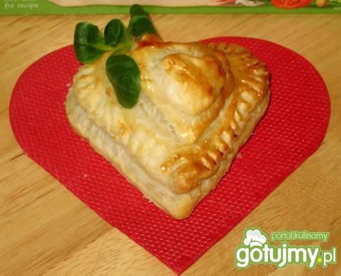 Kruche serduszka z żurawiną i serem