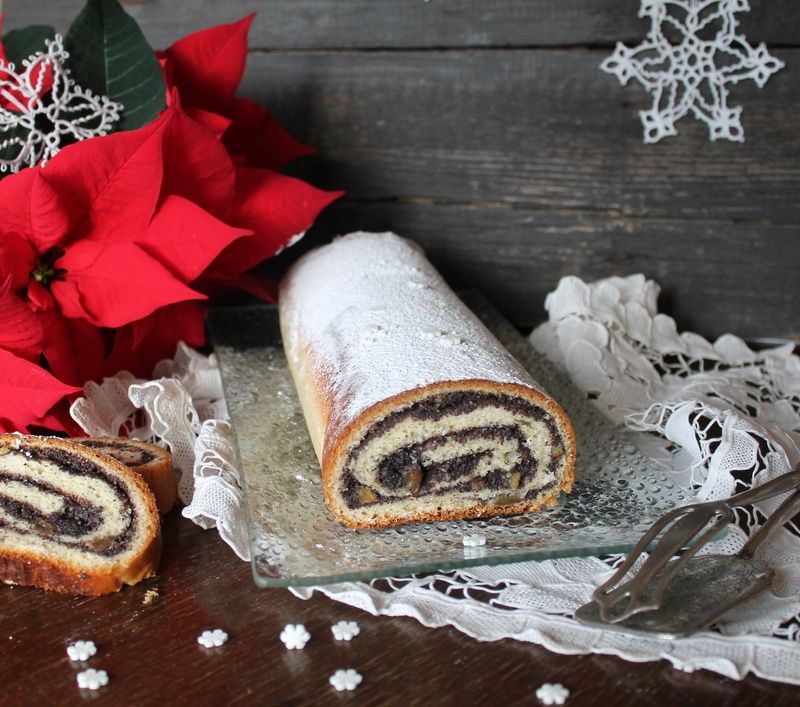 Krucho drożdżowa strucla makowa  Krucho drożdżowa strucla makowa