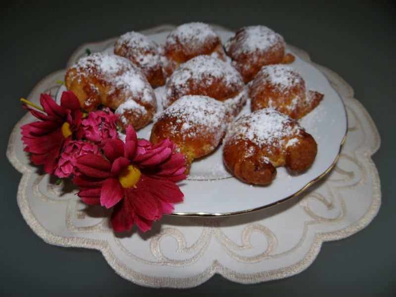 Krucho-drożdżowe rogaliki   Krucho-drożdżowe rogaliki