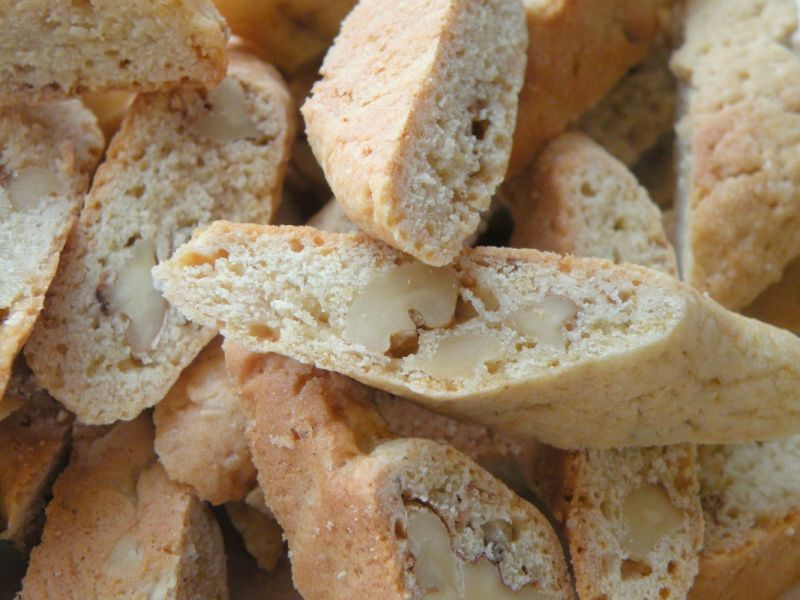 Krucho maślane ciasteczka z orzechami