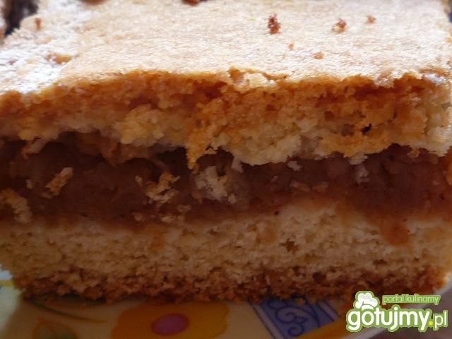 Kruchy placek z jabłkiem