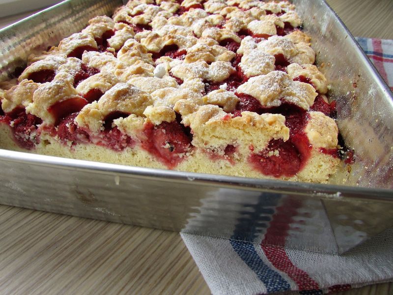 Kruchy z truskawkami