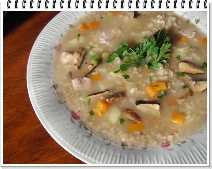 Krupnik Eli z grzybkami