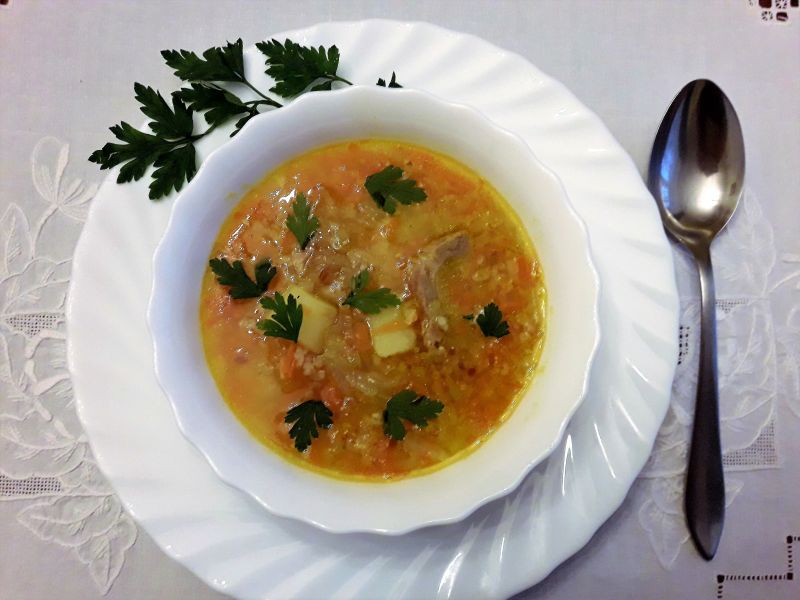 Krupnik na karkówce Krupnik na karkówce