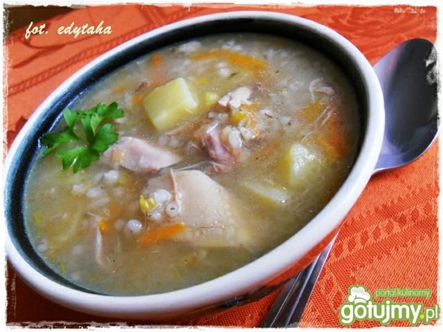 Krupnik na kurczaku Krupnik na kurczaku