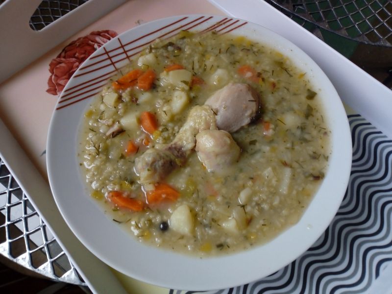 Krupnik na kurczaku Krupnik na kurczaku