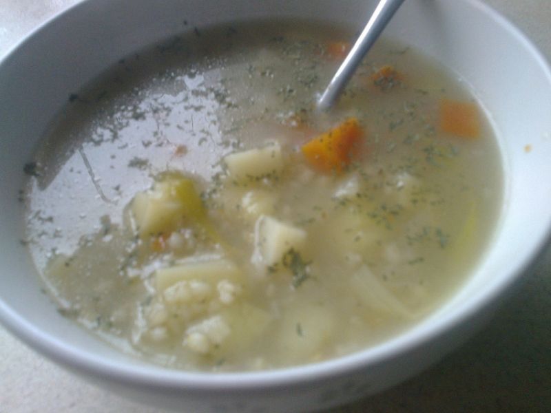 Krupnik na skrzydełkach Krupnik na skrzydełkach