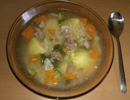 Krupnik z brokułami wg Beaty