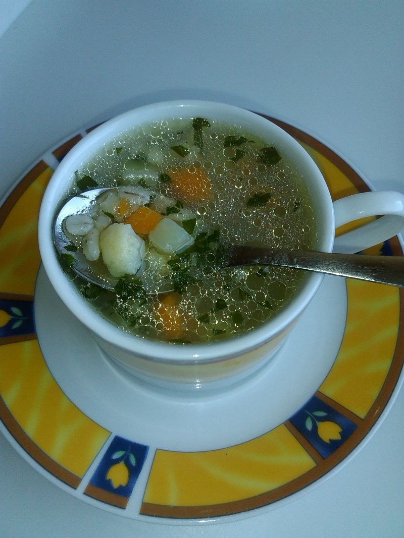 Krupnik z kalafiorem  Krupnik z kalafiorem