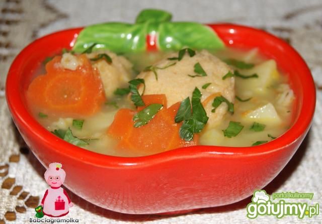 Krupnik z pulpetem na dietkę :