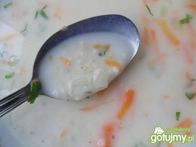 Krupnik ze śmietaną  Krupnik ze śmietaną