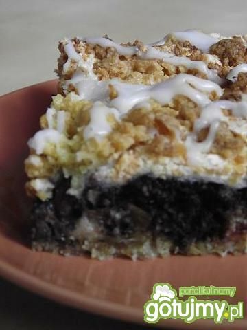 kruszon z rabarbarem i wiśniami