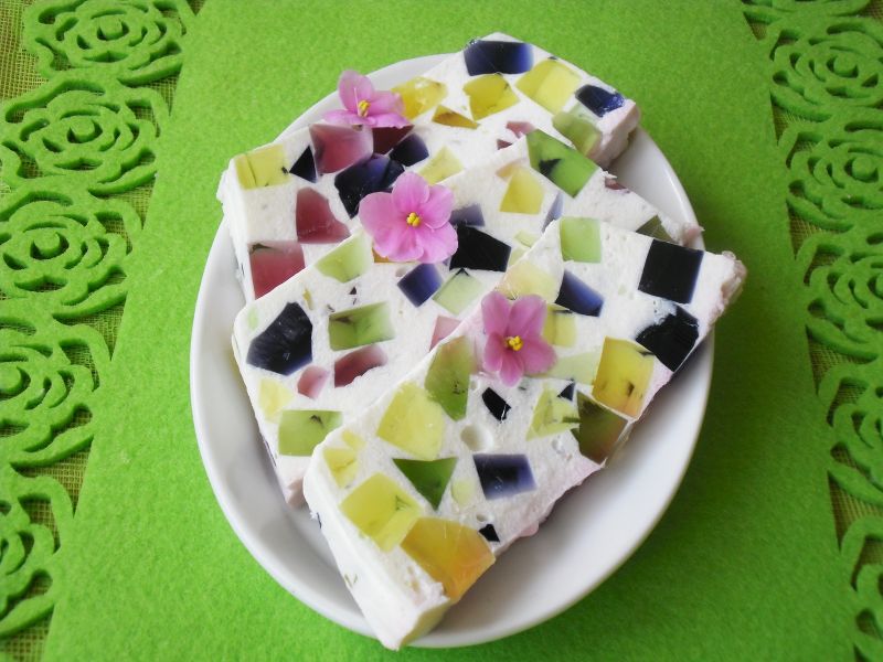 Kryształek- kolorowy deser 