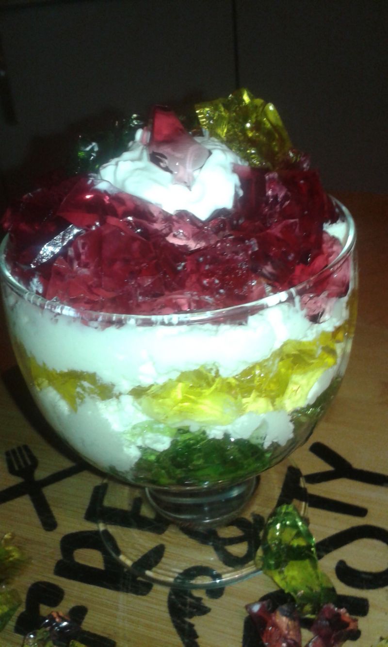 Kryształowe pucharki