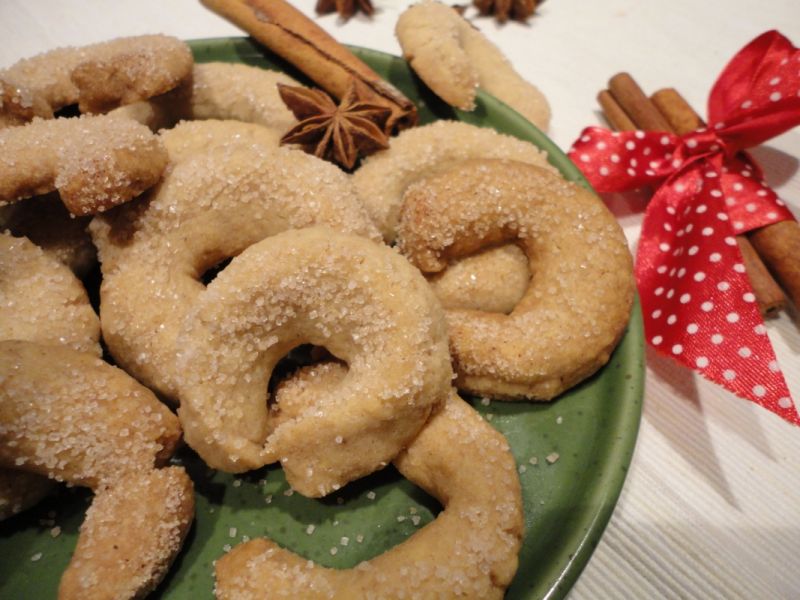 Księżyce cynamonowe z migdałami  Księżyce cynamonowe z migdałami