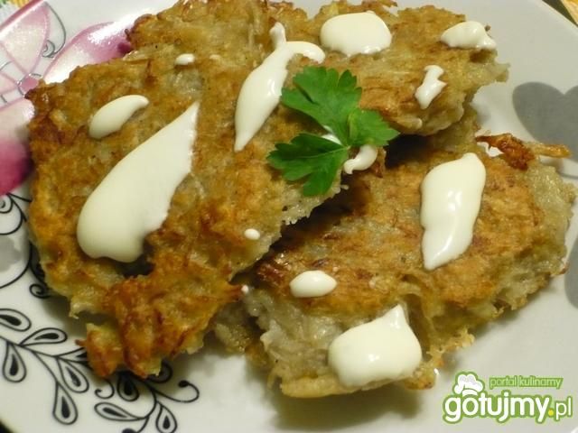 Kujawskie placki ziemniaczane z kapustą