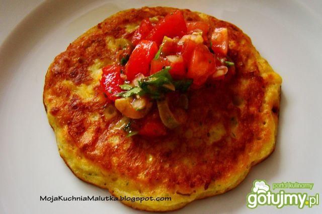 Kukurydziana placuszki z salsą