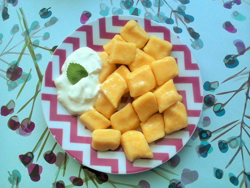 Kukurydziane kluski leniwe Kukurydziane kluski leniwe