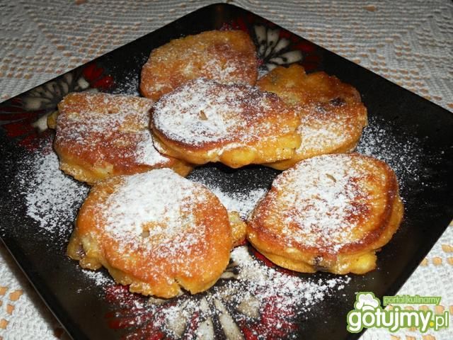 Kukurydziane racuchy z antonówką Kukurydziane racuchy z antonówką