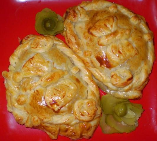 Kulebiaczki z kapustą i grzybami  Kulebiaczki z kapustą i grzybami