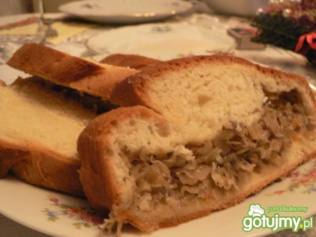 Kulebiak z kapustą kiszoną Kulebiak z kapustą kiszoną