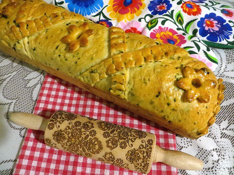 Kulebiak z mięsem i kapustą Kulebiak z mięsem i kapustą