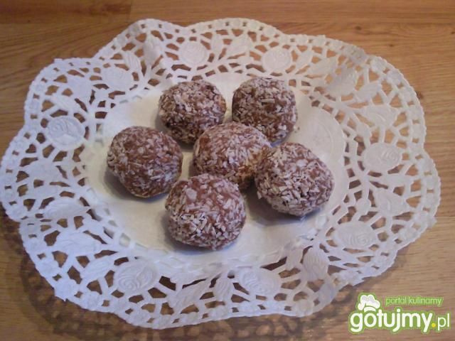 Kuleczki czekoladowo - kokosowe Kuleczki czekoladowo - kokosowe