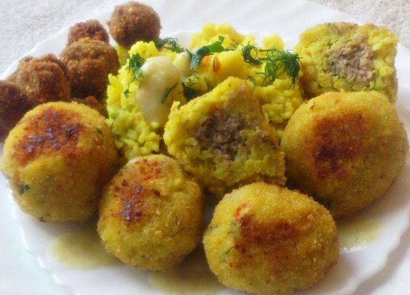 Kulki ryżowe z mięsem mielonym wg Di