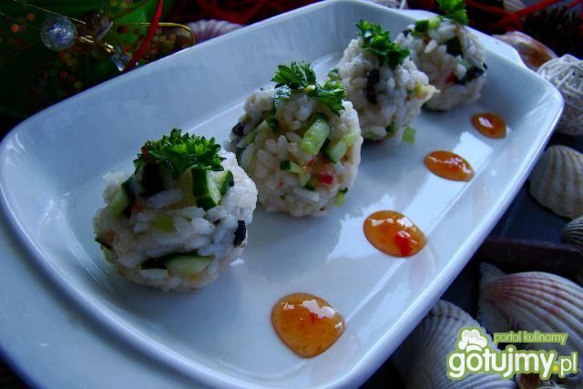 Kulki sushi na ostro  Kulki sushi na ostro