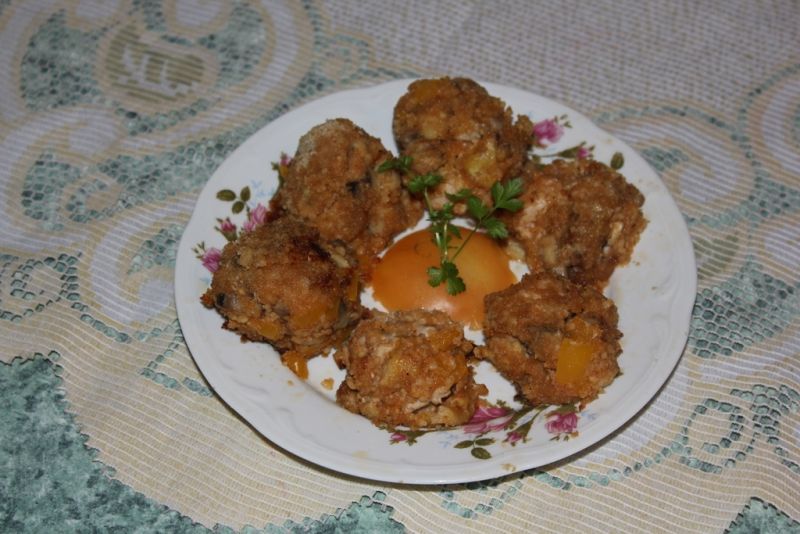 Kulki z kaszy smażone  Kulki z kaszy smażone