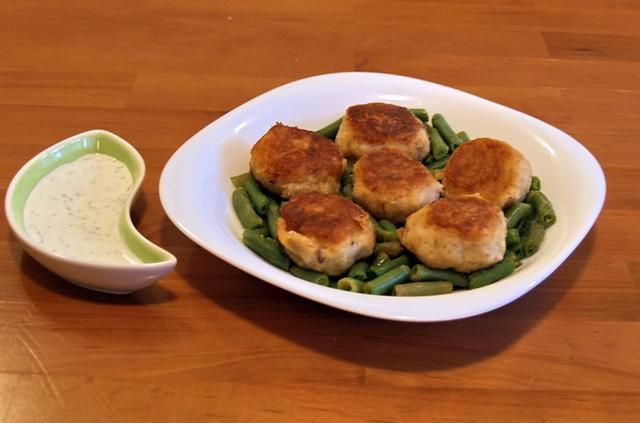 kulki z makreli na fasolce szparagowej kulki z makreli na fasolce szparagowej