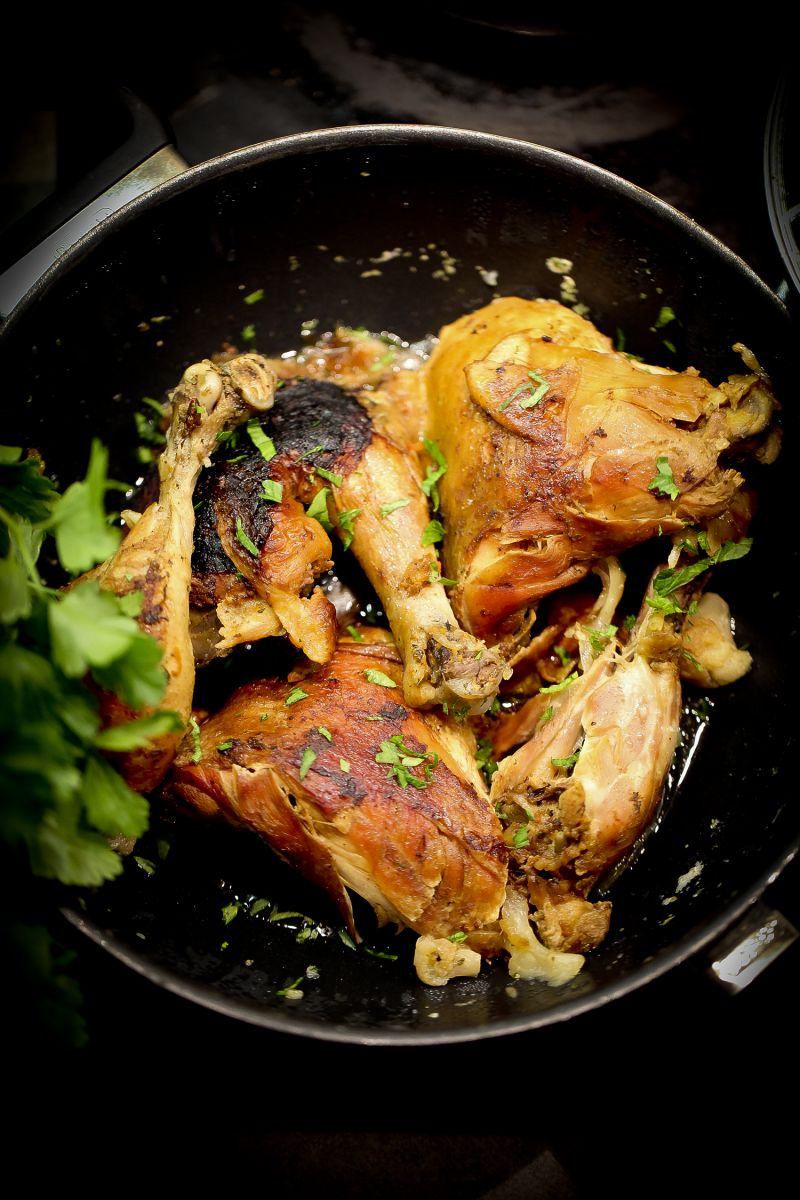 Kurak w majonezowej glazurce