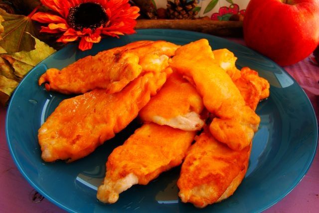 Kurczaczek w panierce kukurydziano-ketchupowej