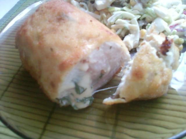 Kurczak- 4 sery i czosnek