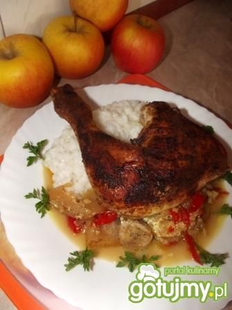 Kurczak curry z bananami Kurczak curry z bananami