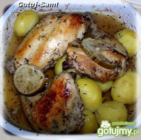 Kurczak cytrynowo tymiankowy