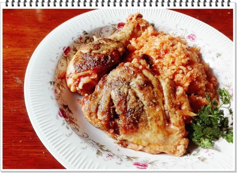 Kurczak Eli zapiekany z czerwonym ryżem Kurczak Eli zapiekany z czerwonym ryżem