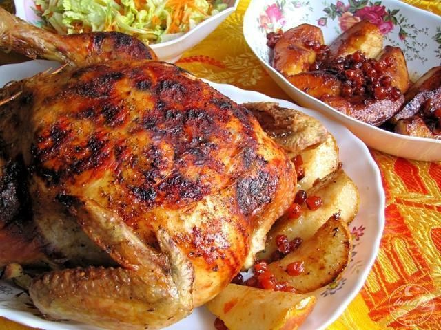 Kurczak faszerowany - imbirowy.