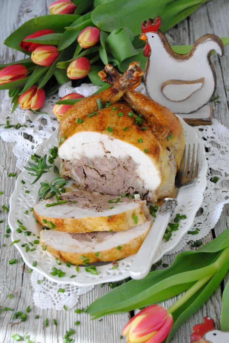 Kurczak faszerowany wątróbką