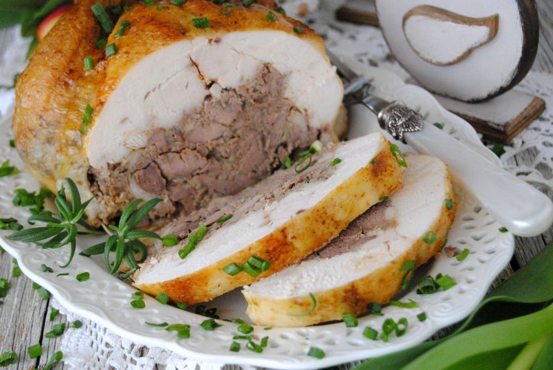 Kurczak faszerowany wątróbką