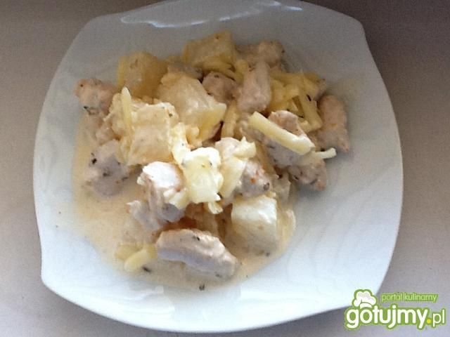 Kurczak i ananas w duecie