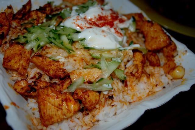 kurczak marynownay w papryce z ryzem