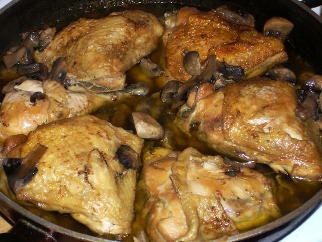 Kurczak maślano-pieczarkowy