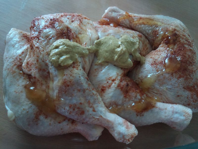 Kurczak miodowo-musztardowy