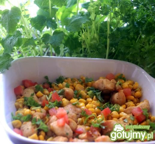 Kurczak miodowy z kukurydzą  Kurczak miodowy z kukurydzą