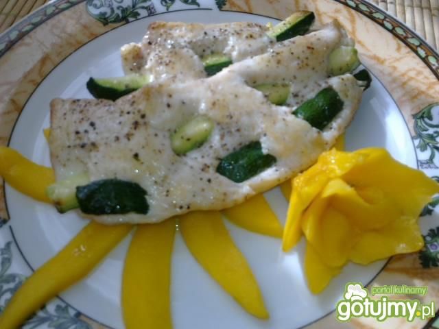 Kurczak na posłaniu z mango Kurczak na posłaniu z mango
