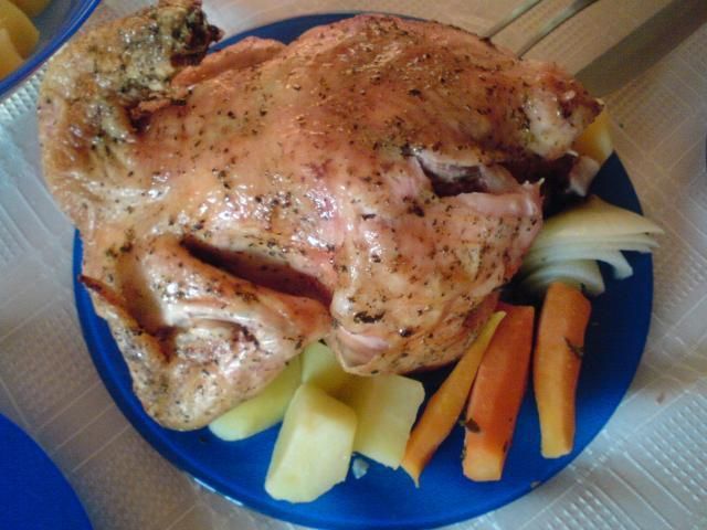 Kurczak na siedząco Kurczak na siedząco